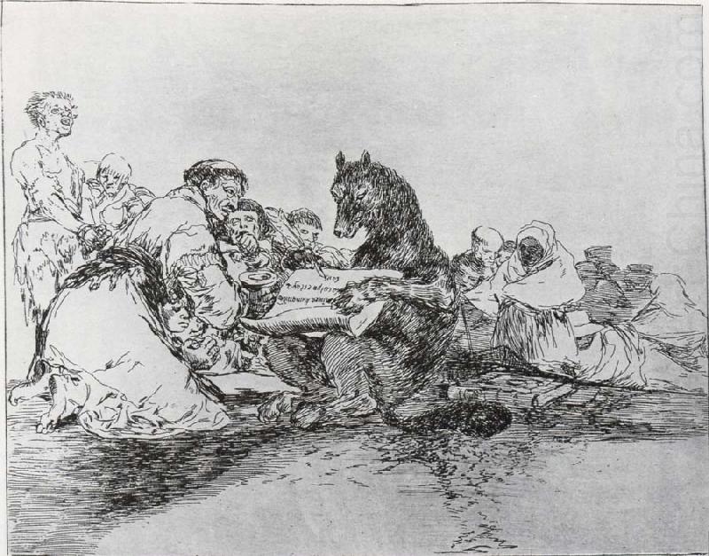 Francisco Goya Esto es lo peor china oil painting image
